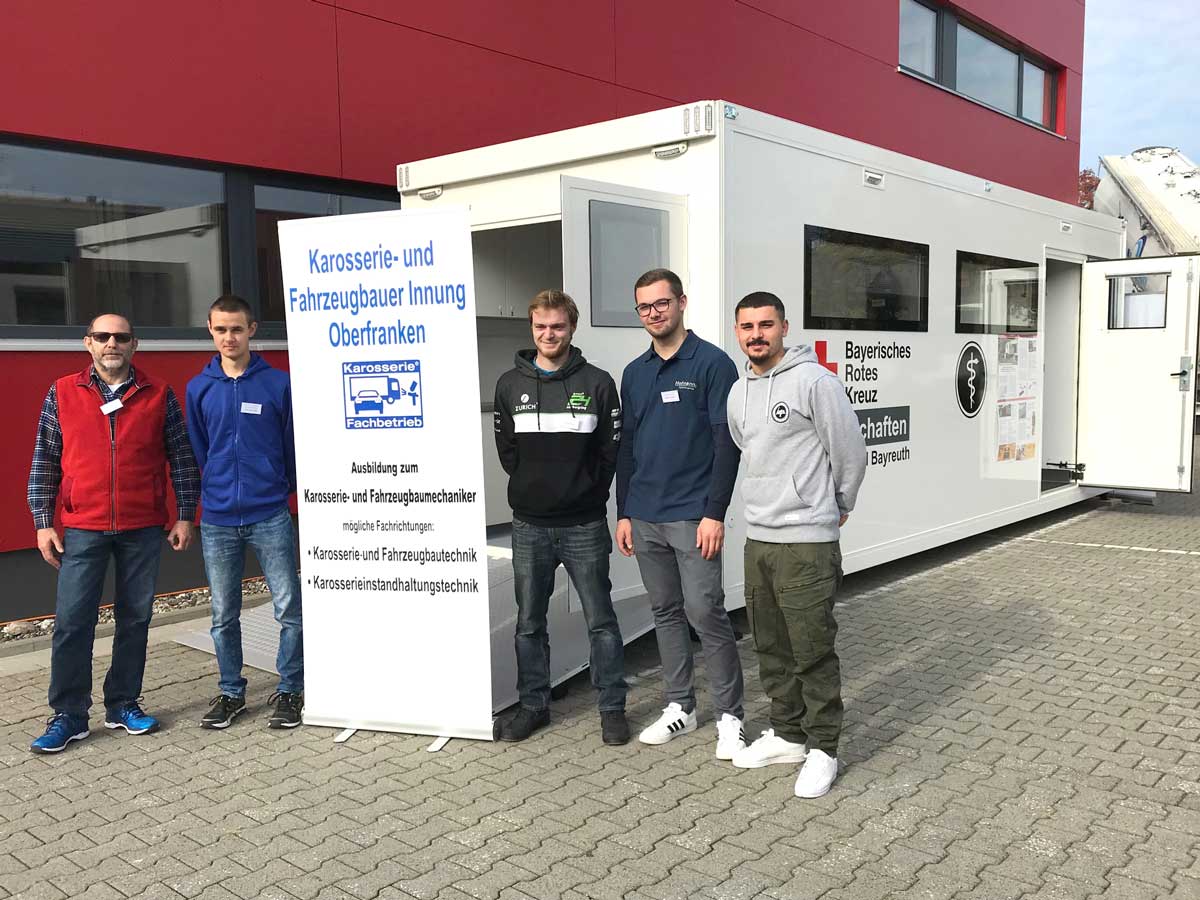Hofmann Fahrzeugbau engagiert sich bei der Ausbildungsmesse in Kulmbach